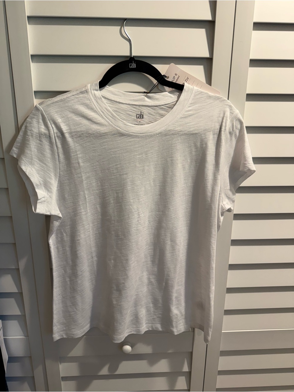 Cabi Classic Crewneck Tee - White